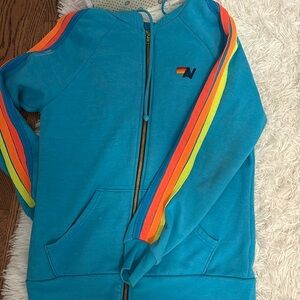aviator nation zip up size s